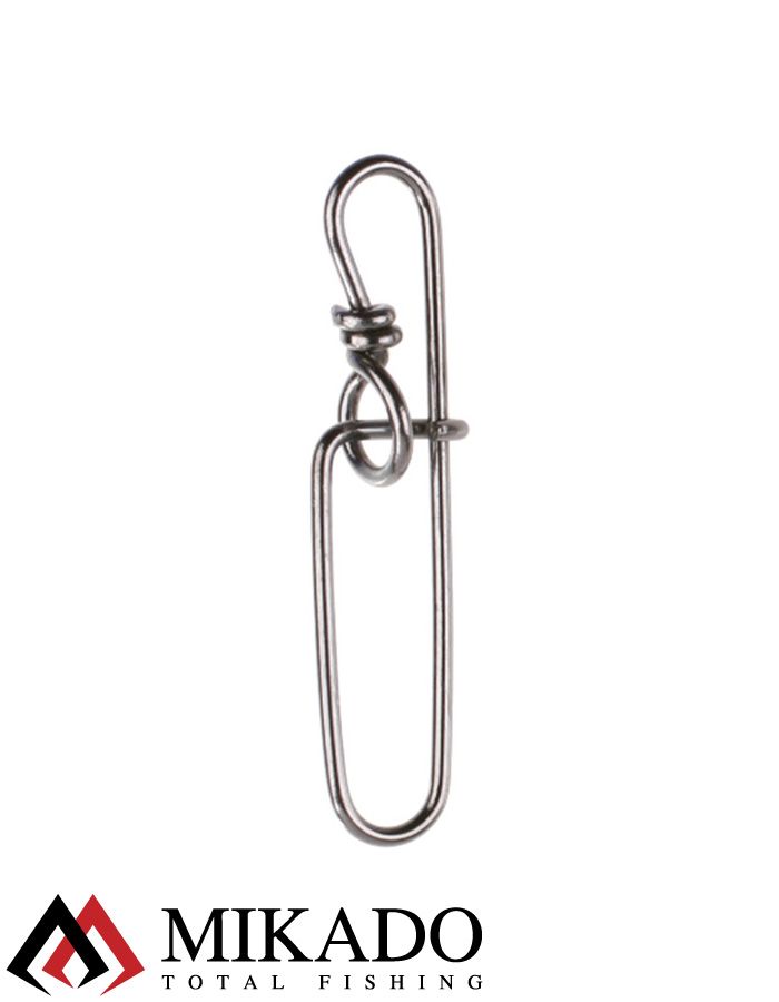 Застежка Mikado Insidelock BN № 2.  тест 28 кг. (12 шт.)