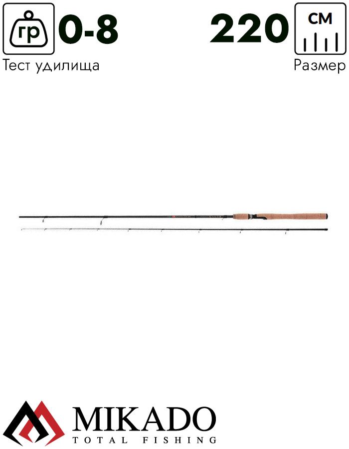 Спиннинг Mikado SENSEI ULTRAFAST Spin 220 (до 8 г.)