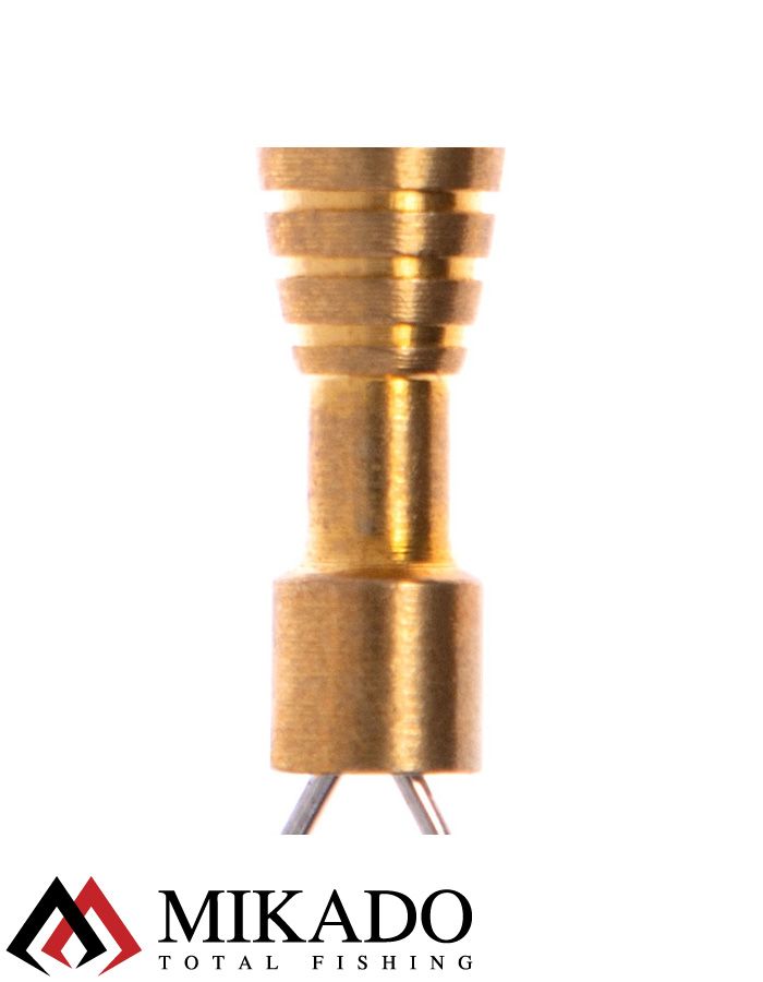 Блесна вращающаяся Mikado DRONE №1, 7.7 г., золото 01, длина лепестка 30 мм.