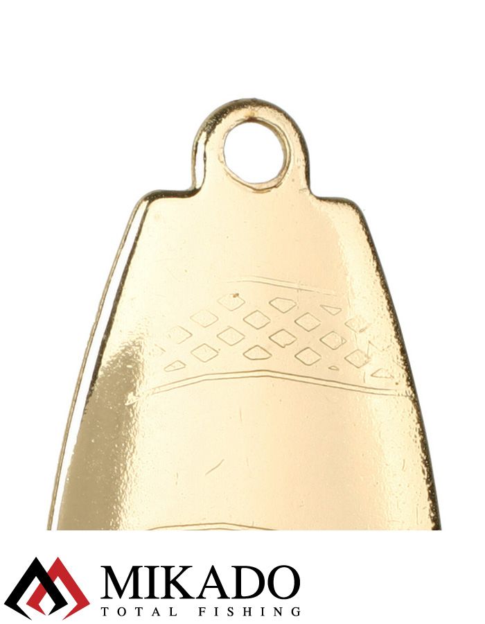 Блесна вращающаяся Mikado DRONE №1, 7.7 г., золото 01, длина лепестка 30 мм.