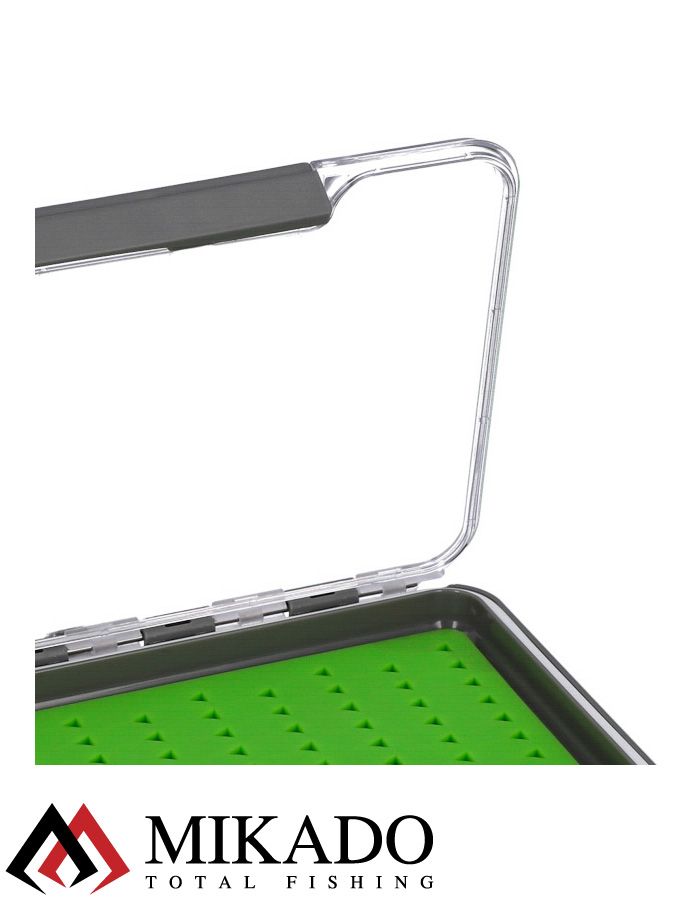 Коробочка для нахлыстовых мушек Mikado UAM-98SB-GY ( 18.7 см x102 см x16 см.)