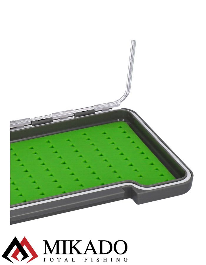 Коробочка для нахлыстовых мушек Mikado UAM-98SB-GY ( 18.7 см x102 см x16 см.)