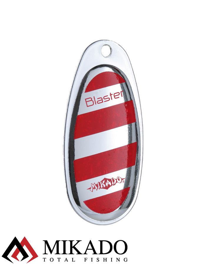 Блесна вращающаяся с кисточкой Mikado BLASTER № 0, 1,4 г., серебро/22