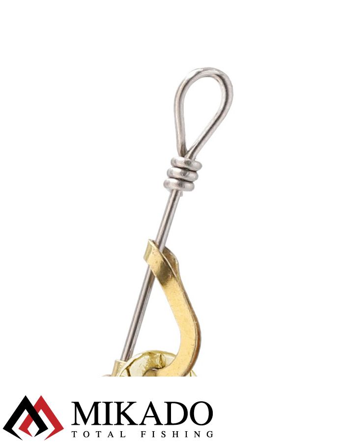 Блесна вращающаяся с кисточкой Mikado M-GRUB № 3, 9 г., GOLD/BLUE KNIGHT