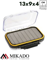 Коробочка для нахлыстовых мушек Mikado UAM-062B (13 x 9 x 4 см.)