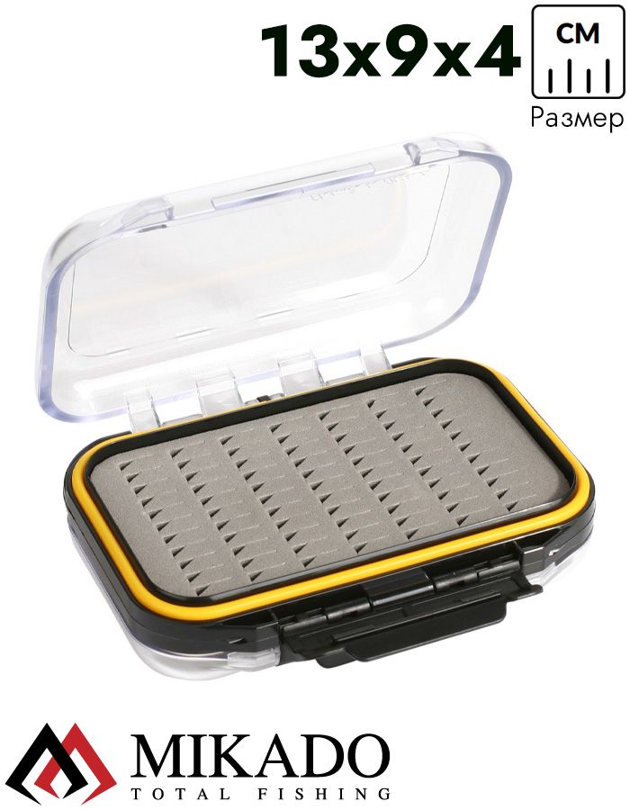 Коробочка для нахлыстовых мушек Mikado UAM-062B (13 x 9 x 4 см.)