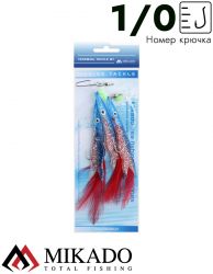 Морская оснастка Mikado BELONA RIG, крючок № 1/0  ( 3шт.)