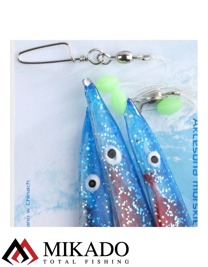 Морская оснастка Mikado BELONA RIG, крючок № 1/0  ( 3шт.)