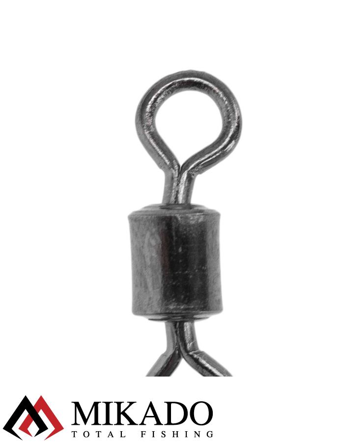 Застежка с роликовым вертлюжком Mikado Fastlock № 4.  тест 25 кг. (5 шт.)