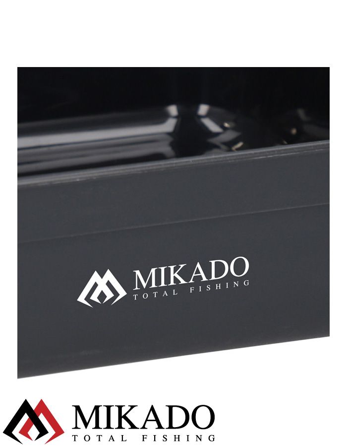 Контейнер для насадки Mikado UAC-G007 (16,5 x 16,5 x 5,5 см.) чёрная