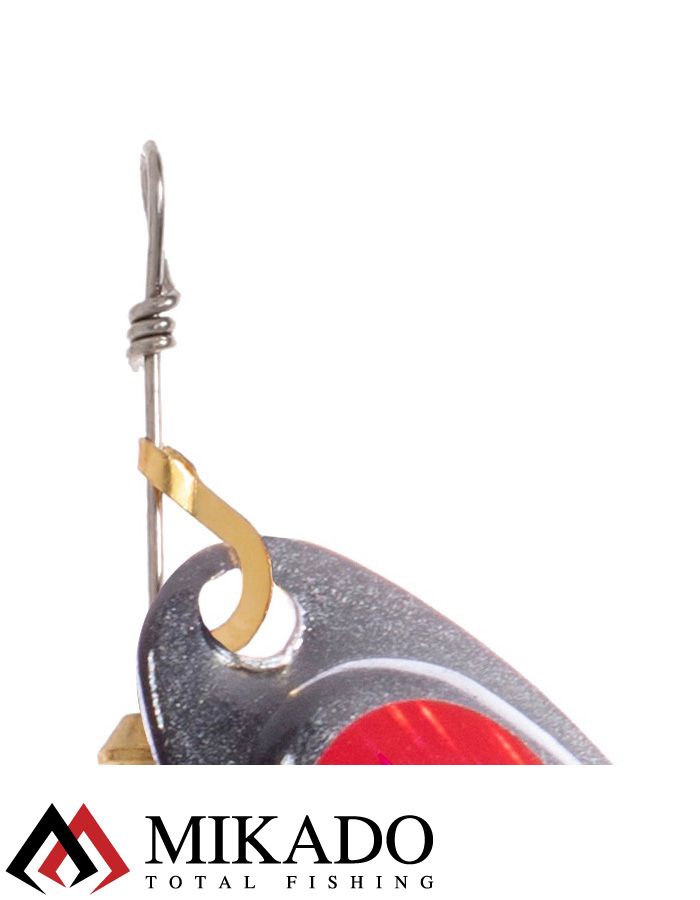 Блесна вращающаяся с кисточкой Mikado BLASTER № 0, 1,4 г., серебро/22H