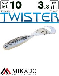 Твистер Mikado TWISTER 38 мм., 0.6 г., 90 (10 шт.)