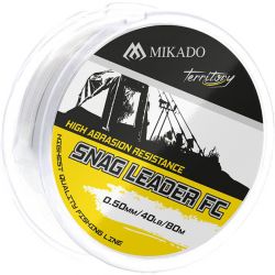 Снэг лидер Mikado Territory SHOCK LEADER - SNAG LEADER KHAKI 45 lbs/0,50 мм (80 м) хаки