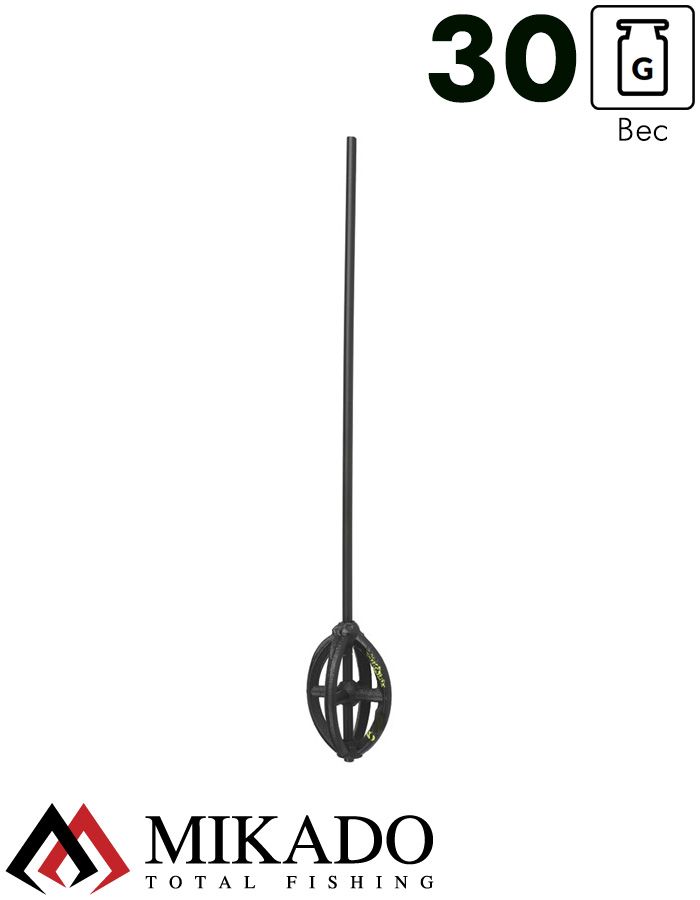 Кормушка Mikado ребристая с антизакручивателем 25 см. 30 г.