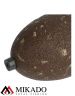 Грузило для ловли сома Mikado сквозное, круглой формы (коричневый) 46BR  100 г.