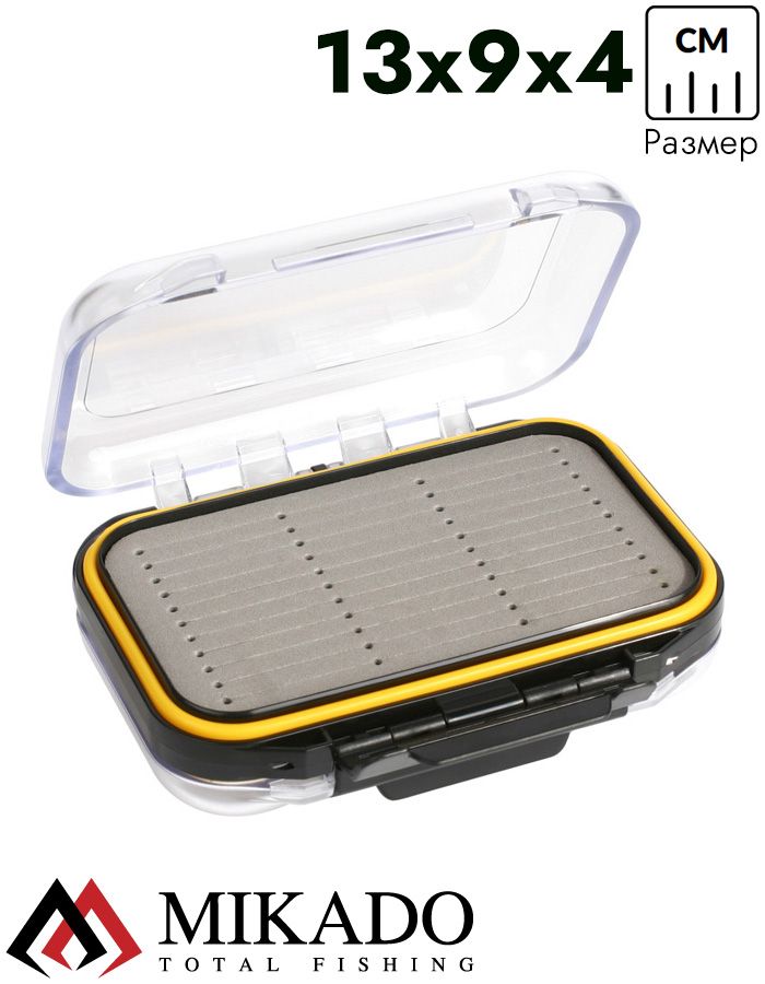 Коробочка для нахлыстовых мушек Mikado UAM-062D (13 x 9 x 4 см.)