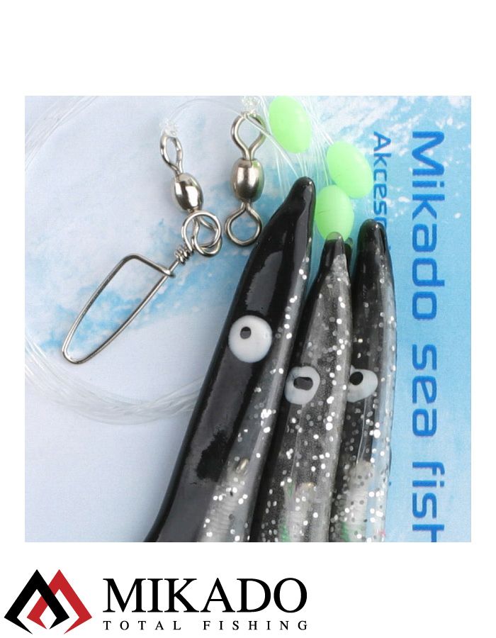 Морская оснастка Mikado BELONA RIG, крючок № 1/0 ( 3шт.)