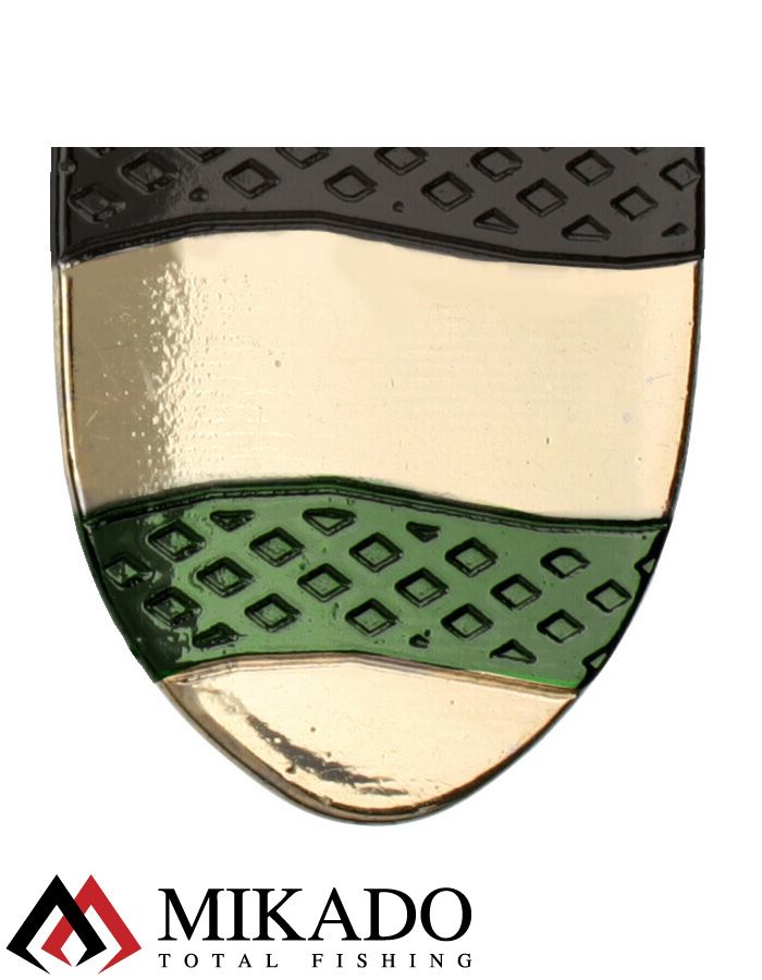 Блесна вращающаяся Mikado DRONE №1, 7.7 г., золото GBB, длина лепестка 30 мм.