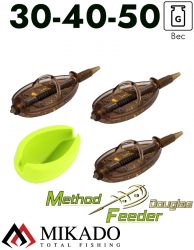 Набор методных кормушек Mikado DOUGLAS L SET (30+40+50 г.+ форма)