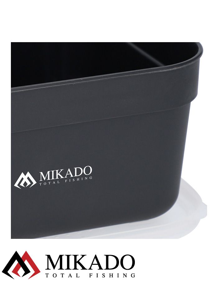 Контейнер для насадки Mikado UAC-G008 (16,5 x 16,5 x 8,5 см.) чёрная