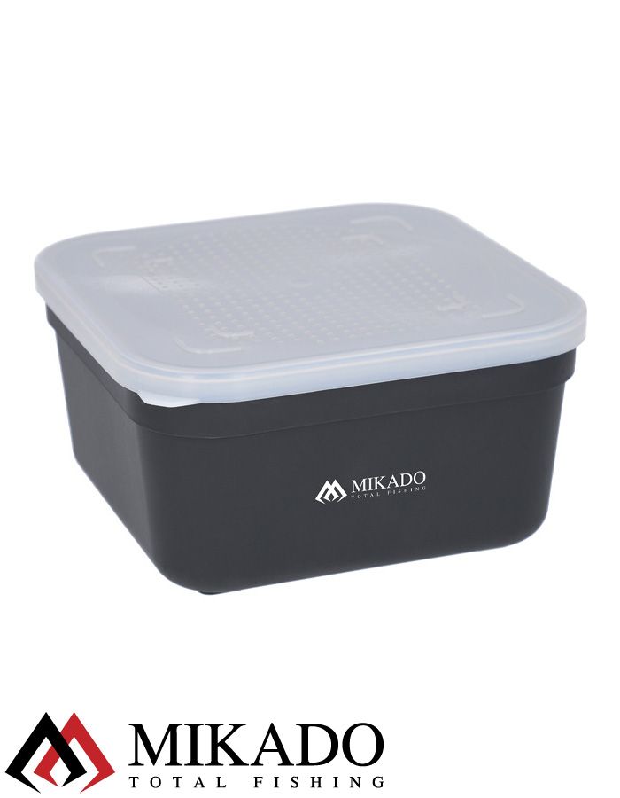 Контейнер для насадки Mikado UAC-G008 (16,5 x 16,5 x 8,5 см.) чёрная