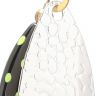 Блесна вращающаяся с кисточкой Mikado M-GRUB № 3, 9 г., SILVER/BLACK LEMON