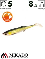 Виброхвост Mikado Sicario 8.5 см., 5.5 г., BLEAK (5 шт.)
