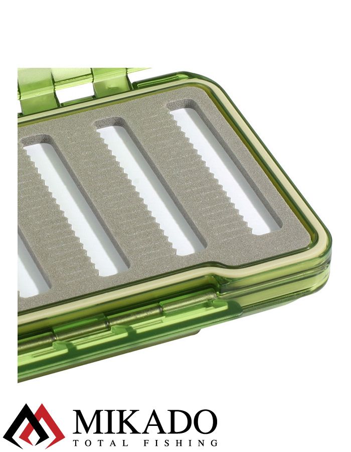Коробочка для нахлыстовых мушек Mikado UAM-078A (15.8 x 9.8 x 4 см.)