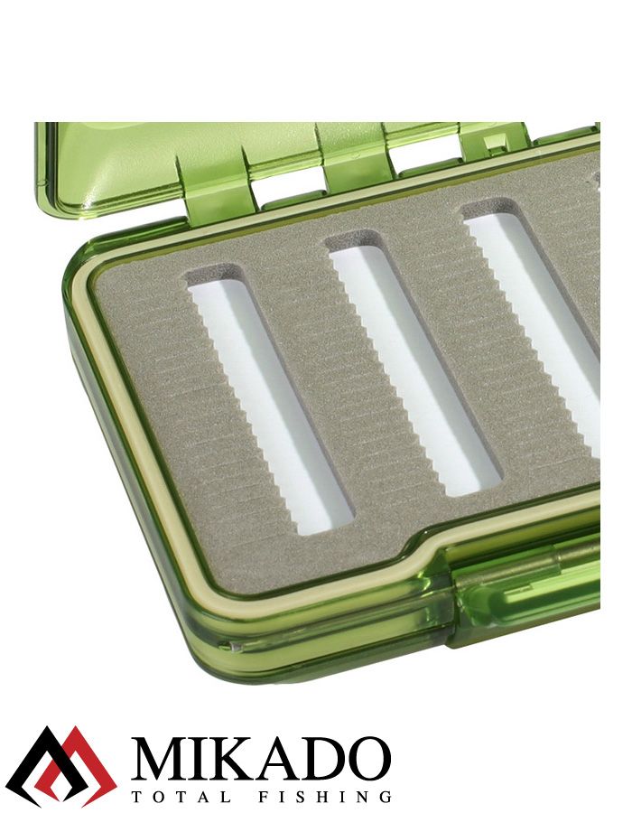 Коробочка для нахлыстовых мушек Mikado UAM-078A (15.8 x 9.8 x 4 см.)