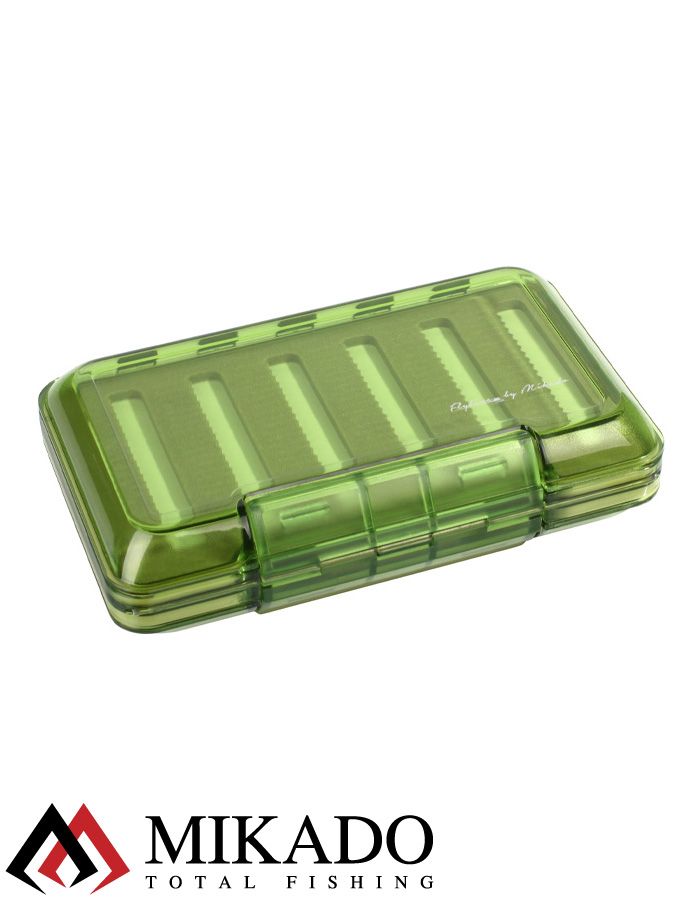 Коробочка для нахлыстовых мушек Mikado UAM-078A (15.8 x 9.8 x 4 см.)