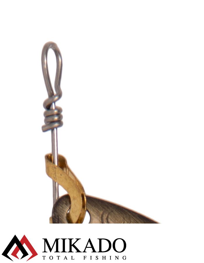 Блесна вращающаяся Mikado WILLOW №4, 14 г., состаренное золото, длина лепестка 55 мм.