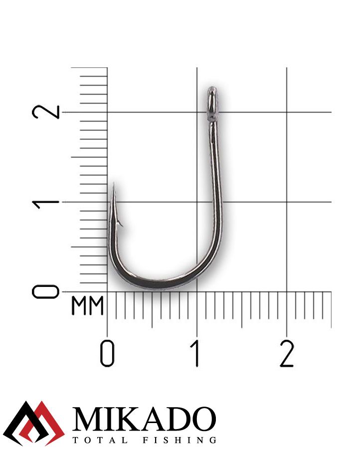 Крючки Mikado SENSUAL - DROP SHOT № 2/0 BN (с ушком) ( 10 шт.)