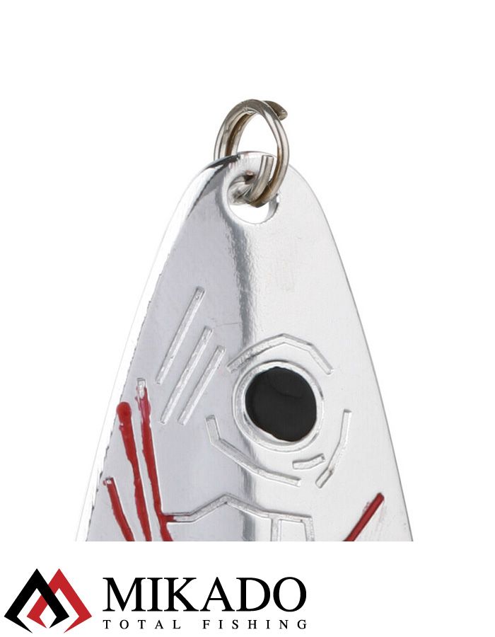 Блесна колеблющаяся Mikado WALDEN LAKE №3, 24 г., 8 см., серебро