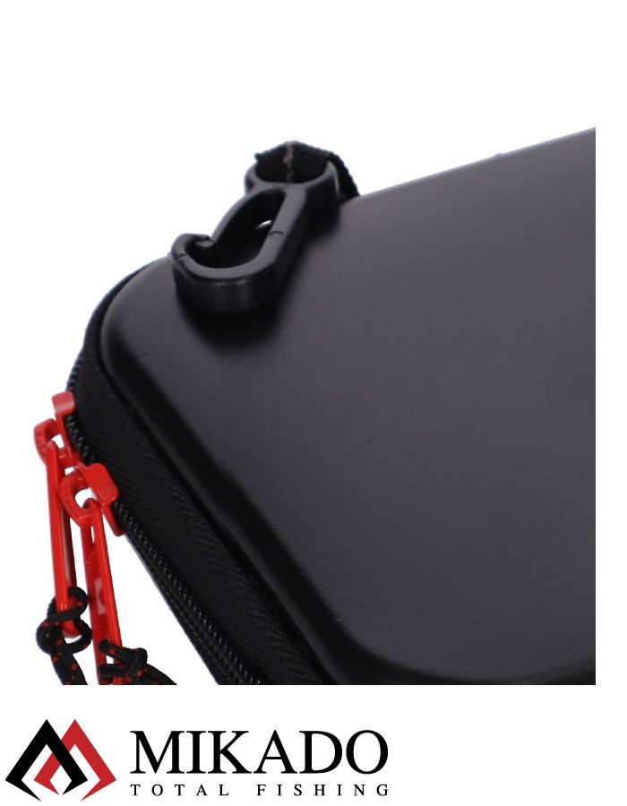 Кошелёк для блёсен и приманок Mikado (12,5 x 12,5 x 2,5 см.) чёрный