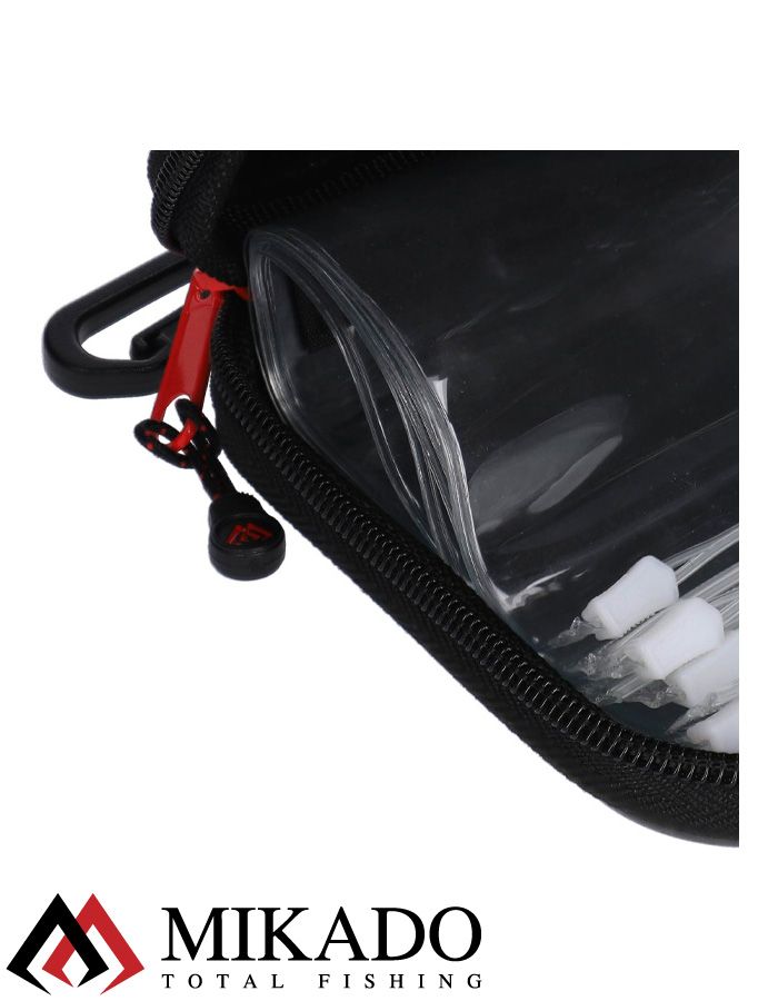 Кошелёк для блёсен и приманок Mikado (12,5 x 12,5 x 2,5 см.) чёрный