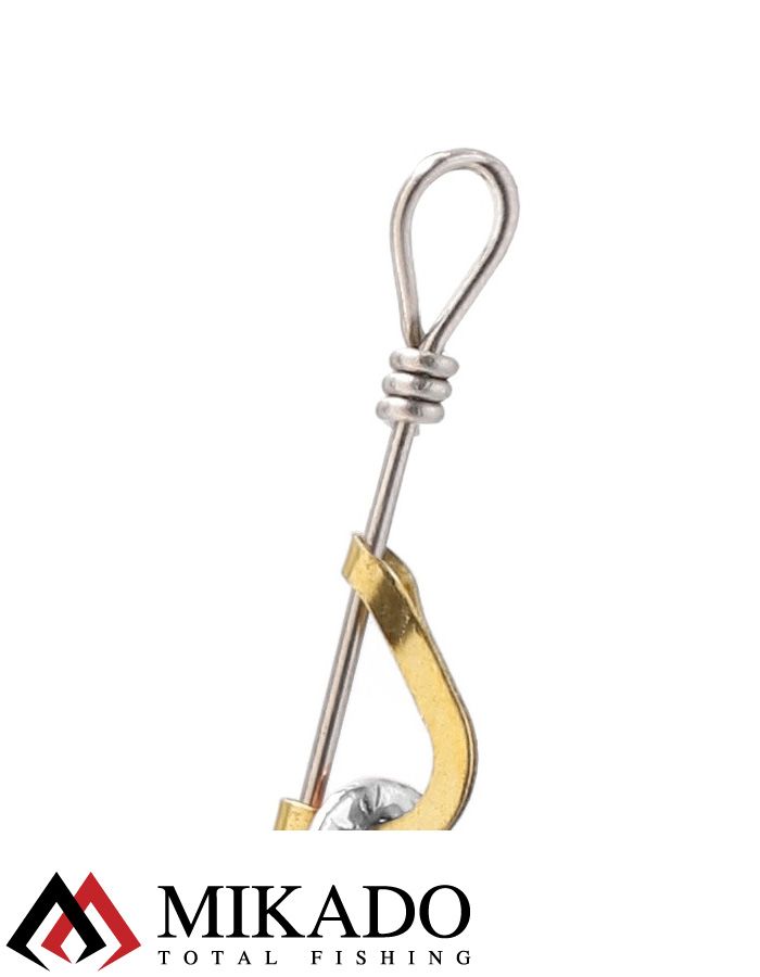 Блесна вращающаяся с кисточкой Mikado M-GRUB № 3, 9 г., SILVER/BLACK TIGER