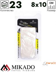 Пакеты ПВА Mikado в рулоне (прямоугольные) 80 x 100 мм., 2.5 м.  ( 23 шт.)