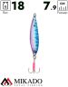 Блесна колеблющаяся Mikado ZOE №1, 18 г., 7.9 см., 07