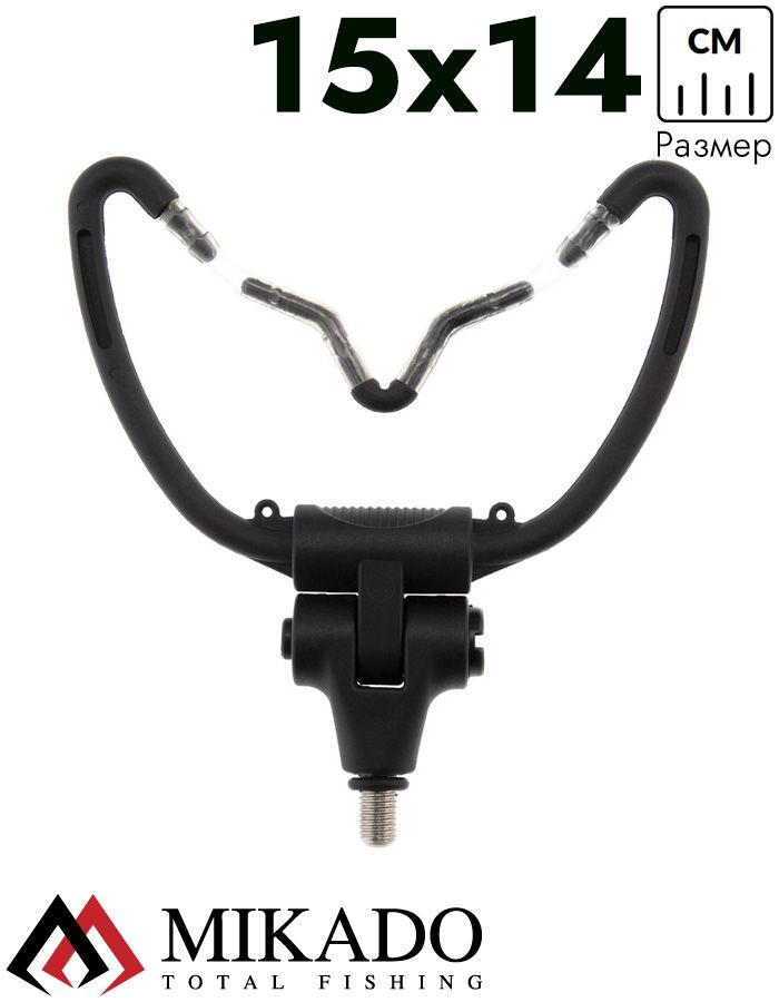 Наконечник стойки для фидера Mikado регулируемый, 15 см.