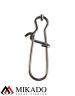Застежка с тройным роликовым вертлюжком Mikado № 10.  тест 12 кг. (12 шт.)