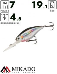 Воблер Mikado SUTINGU 7 см. / 04 - плавающий