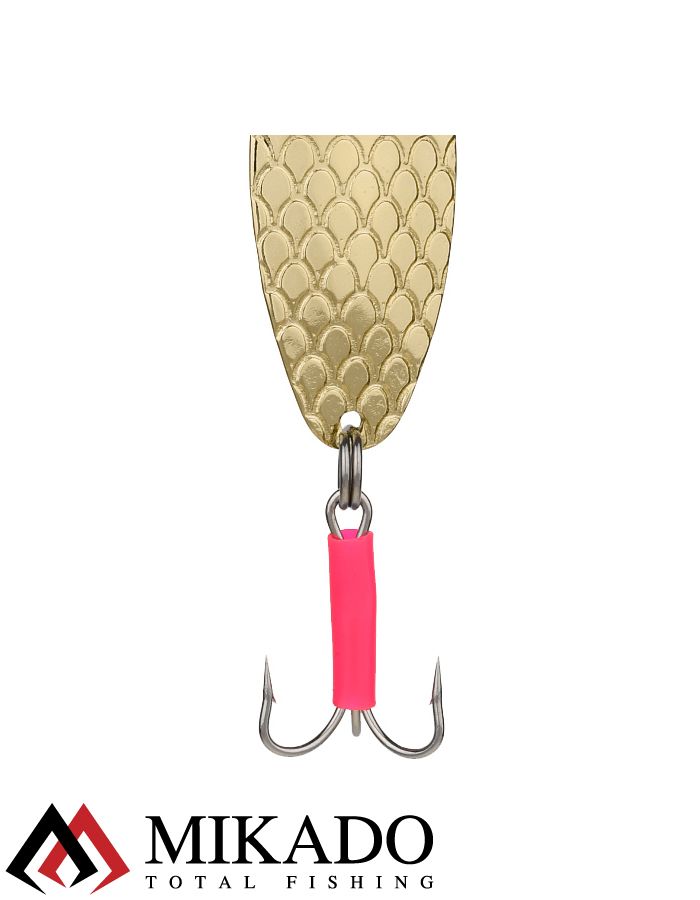 Блесна колеблющаяся Mikado BUDDY №3, 16.5 г., 6.3 см., золото