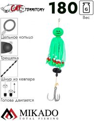 Приманка на сома Mikado CAT TERRITORY BOGEY TEDDY 180 г.