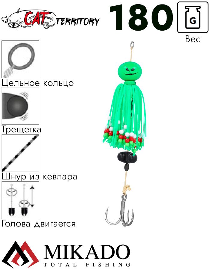 Приманка на сома Mikado CAT TERRITORY BOGEY TEDDY 180 г.