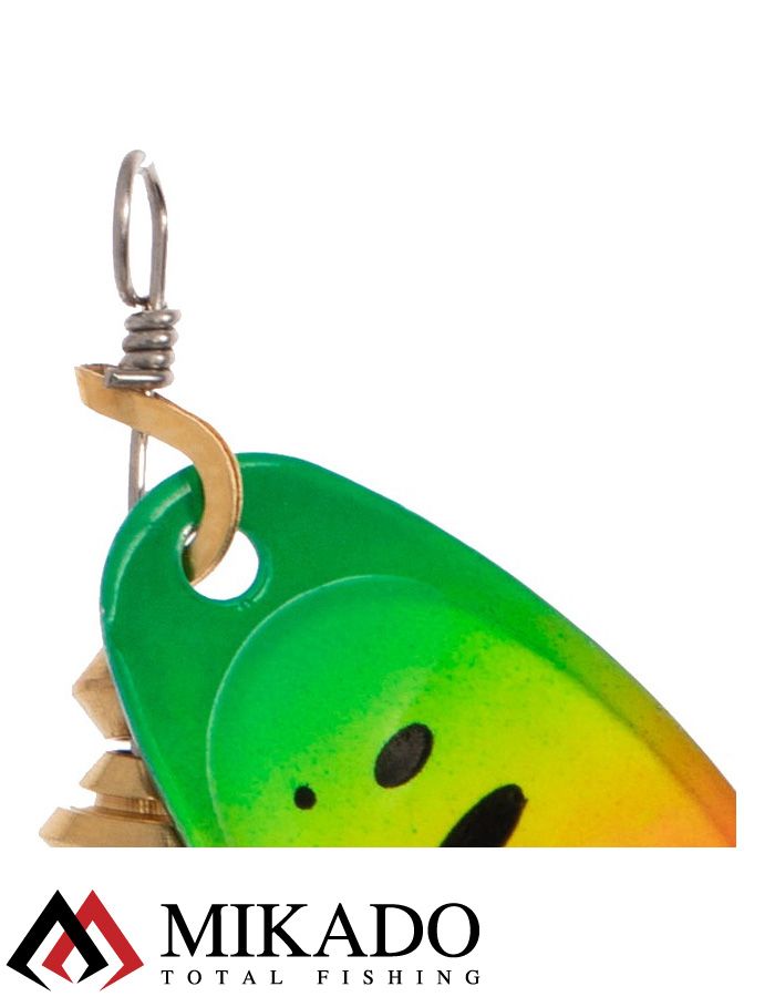 Блесна вращающаяся с кисточкой Mikado BLASTER № 0, 1,4 г., серебро/29