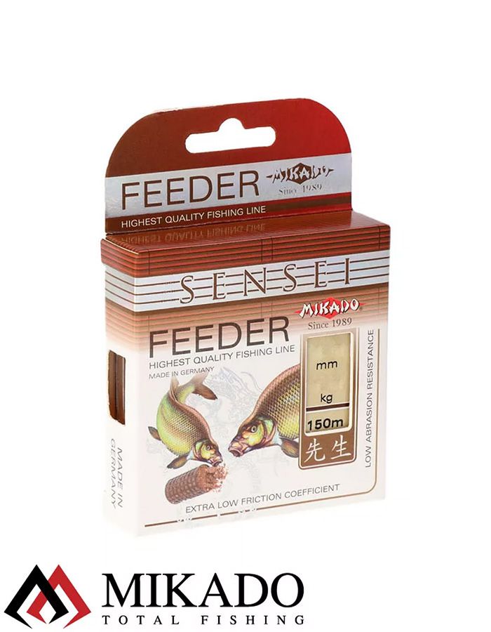 Леска мононить Mikado SENSEI FEEDER 0,30 (150 м) - 11.10 кг.