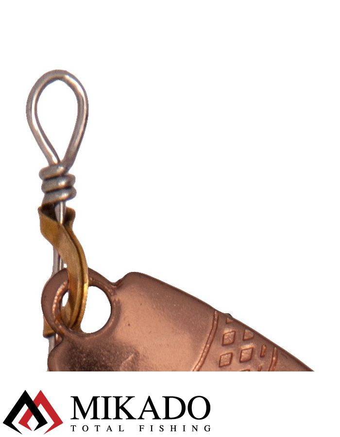 Блесна вращающаяся Mikado DRONE №1, 7.7 г., медь 01, длина лепестка 30 мм.