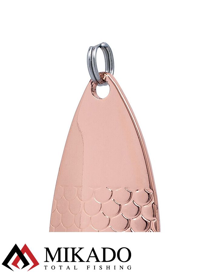Блесна колеблющаяся Mikado FOCUS №2, 16 г., 6 см., медь
