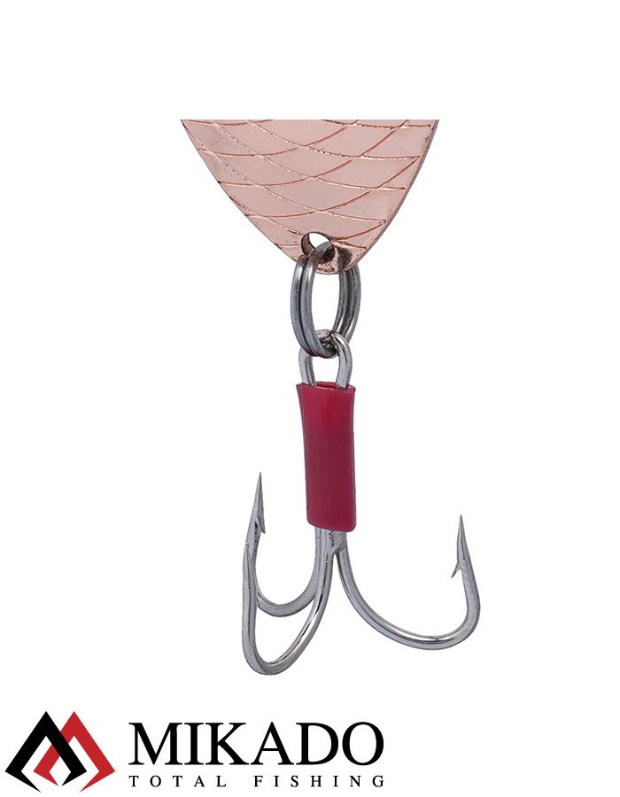 Блесна колеблющаяся Mikado TASHA №2, 13 г., 5.7см., медь