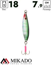 Блесна колеблющаяся Mikado ZOE №1, 18 г., 7.9 см., 14